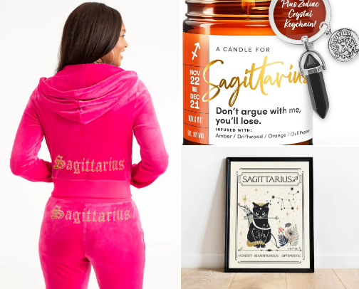 SAGITTARIUS Season Gift Ideas ♐️ cover photo collage