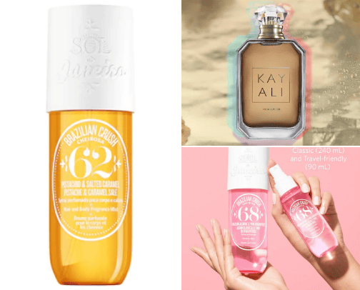 fragrances cover photo collage