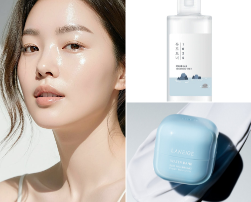 The Ultimate K-Beauty Glass Skin Routine ✨🌷🫧 cover photo collage