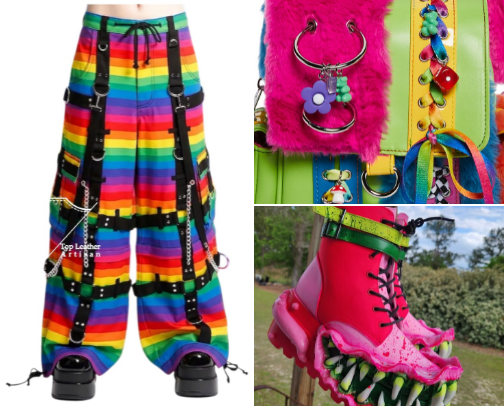 Luxury Rainbow Fashion cover photo collage