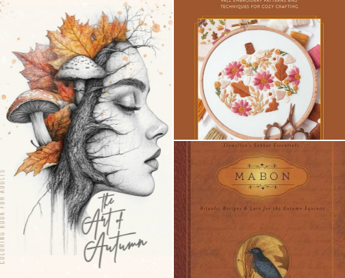 Autumn Books for Adults | Cozy Cottagecore Fall Nonfiction, Journals & Seasonal Activities cover photo collage