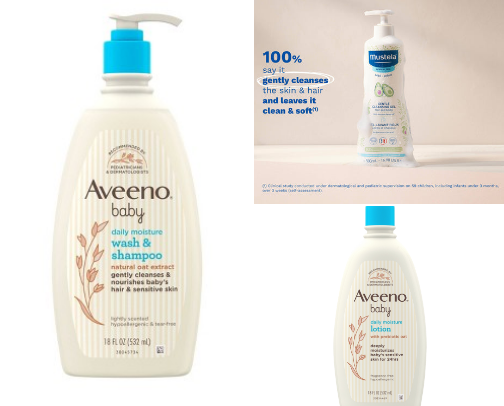 Baby Bath Essentials cover photo collage
