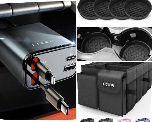 Improve Your Car; Must Have Accessories For Your Car ! 🏁 cover photo collage