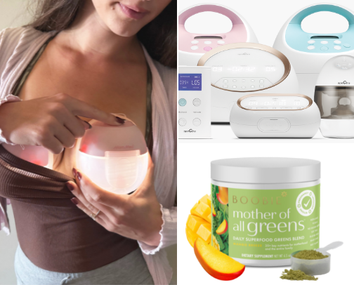 Pumping Essentials 🐮🍼🤍 cover photo collage