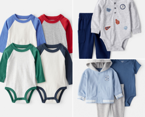 Baby boy OOTD cover photo collage