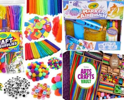 Everything I'd Buy for Crafty Kids cover photo collage