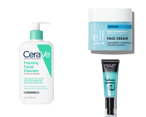 Makeup routine on a budget cover photo collage