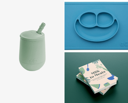 Starting solids 🍉🍎🥕🥝 cover photo collage