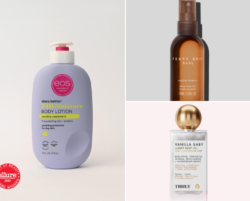 Favorite body products to smell like Vanilla ✨️🍦 cover photo collage