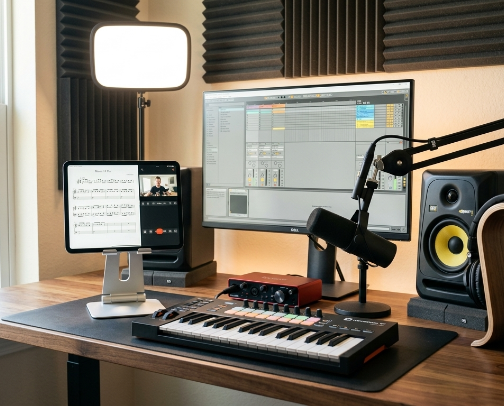 Tech: Ultimate Music Production & Video Cover Setup Essentials cover photo collage