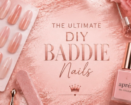 💅🏽The Ultimate DIY Baddie Nail Guide cover photo collage