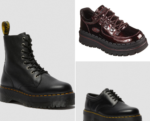 goth/grunge shoes must haves cover photo collage