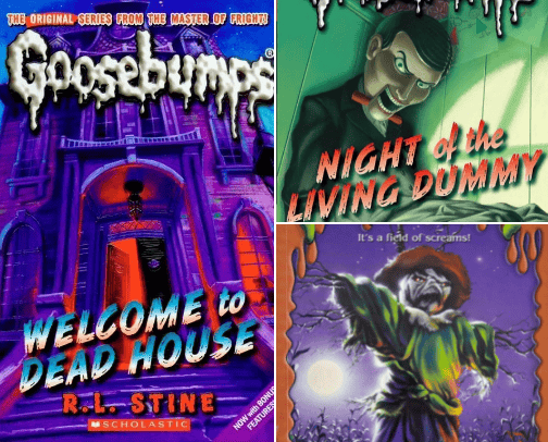 Goosebumps | My First Horror Book 👻 cover photo collage