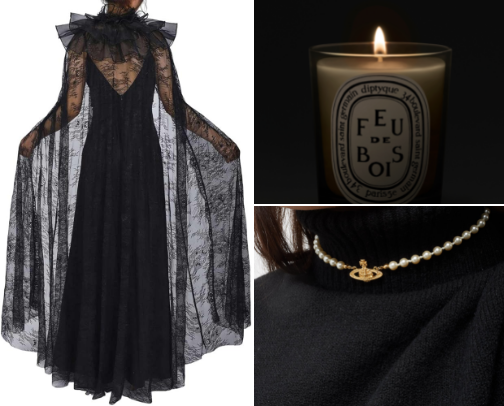 Vamp Romantic: A Guide to Dark Luxury & After Dark Glamour 🥀🖤🍷 cover photo collage