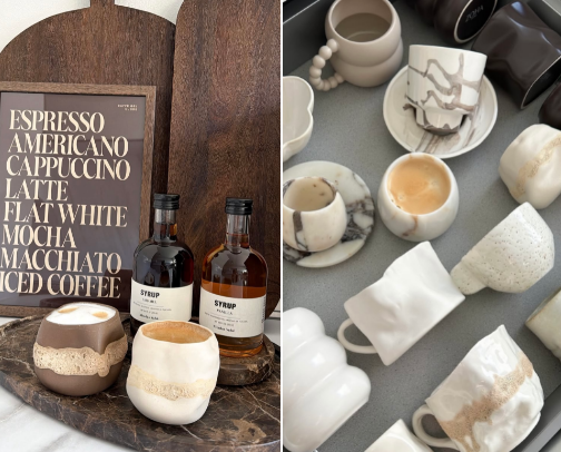Aesthetic Mugs Too Pretty Not to Post! cover photo collage