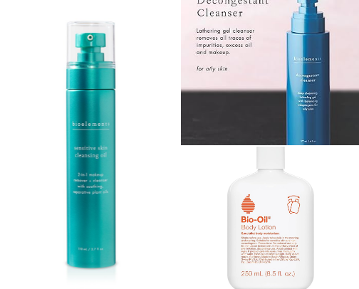 Skincare / Body care cover photo collage