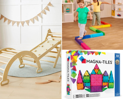 Toddler toys cover photo collage