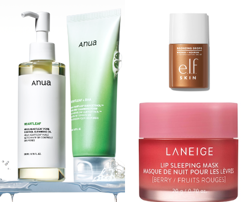 My favorite beauty recs cover photo collage