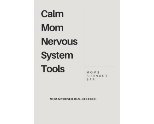 Calm Mom Nervous System Tools cover photo collage