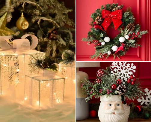 Christmas decors for you! cover photo collage