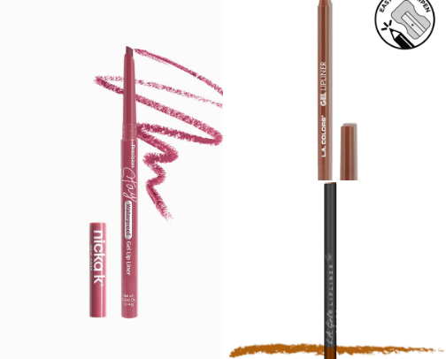 Affordable lip liners cover photo collage