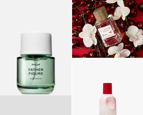Faveee fragrances cover photo collage