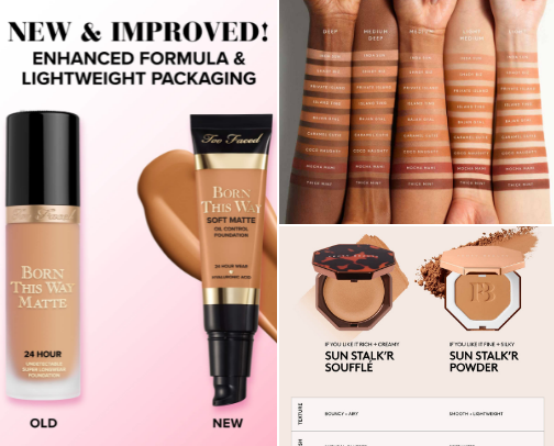 My favorite beauty recs cover photo collage