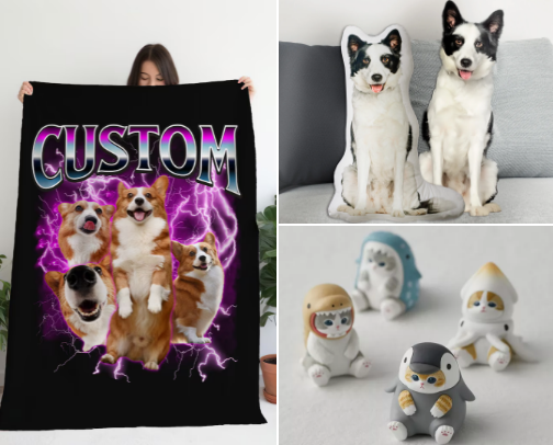silly + unique gift ideas cover photo collage