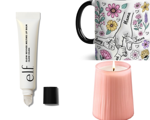 The "OH MY GOSH MOTHER'S DAY IS COMING AND I FORGOT" Gift List cover photo collage