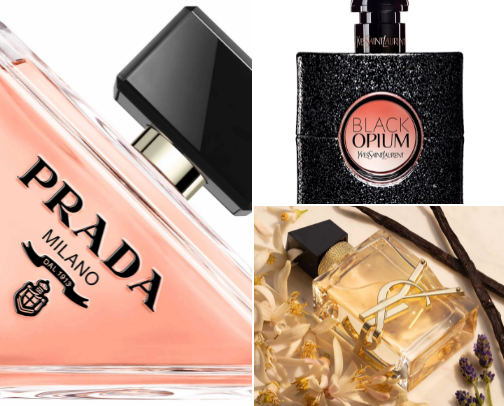 Perfumes that turn heads 🍯 cover photo collage