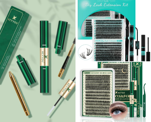 My Amazon & Viral lash recommendations cover photo collage