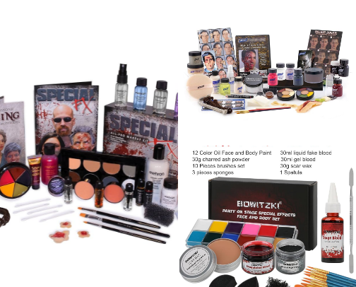The ULTIMATE Halloween/SFX Makeup Kit cover photo collage