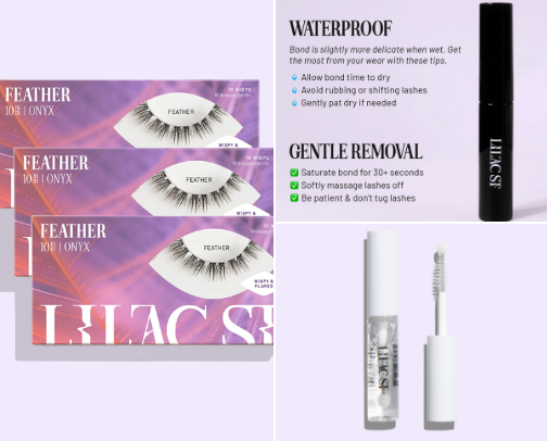 Worlds best affordable lashes cover photo collage