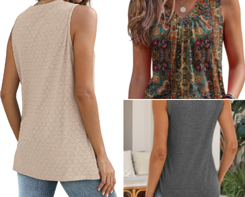 Eyelet Tank Tops That Are Sweet and Summer-Ready cover photo collage