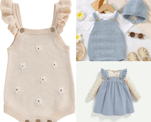PICC line friendly baby clothes cover photo collage