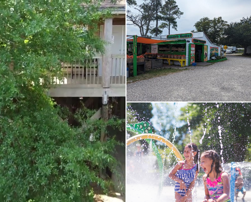 Oak Island NC like a local cover photo collage