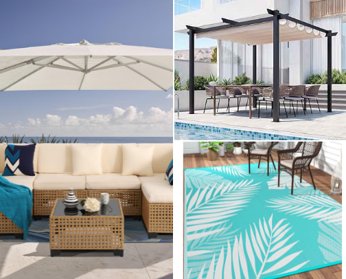 Outdoor Paradise at home cover photo collage