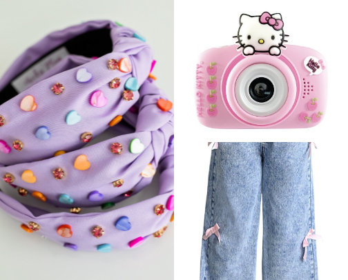 Young girl’s gift guide cover photo collage