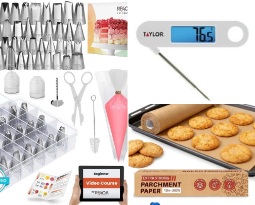 Cake Baking Essentials cover photo collage