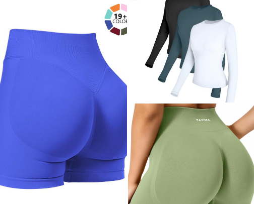 Gym outfits for the girlies! cover photo collage
