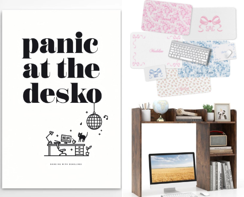 Cubicle Must Haves cover photo collage