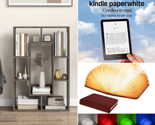 bookish items to buy! cover photo collage