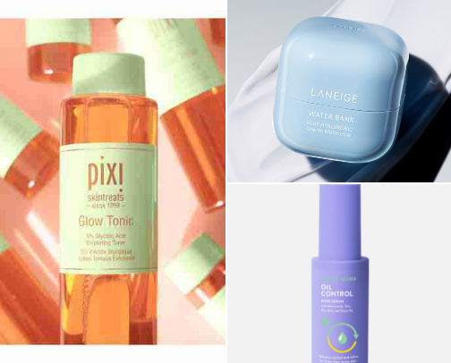 Shine-Less & Glow More: Must-Haves for Oily Skin cover photo collage