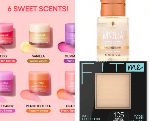 My favorite beauty recs cover photo collage