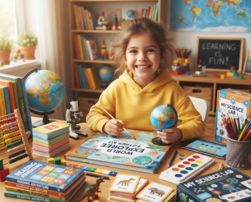 Unlocking Potential: The Learning Collection(Kids Edition) cover photo collage