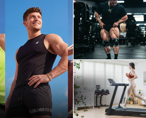 Gym life 💪 cover photo collage