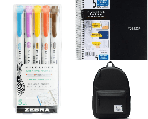 College essentials cover photo collage