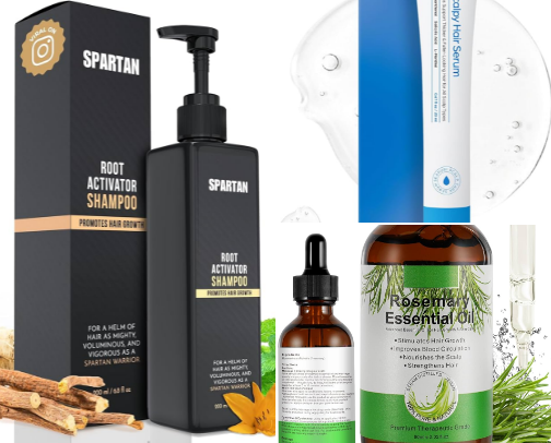 Hair Growth Starter Kit🌟💖💖💖 cover photo collage