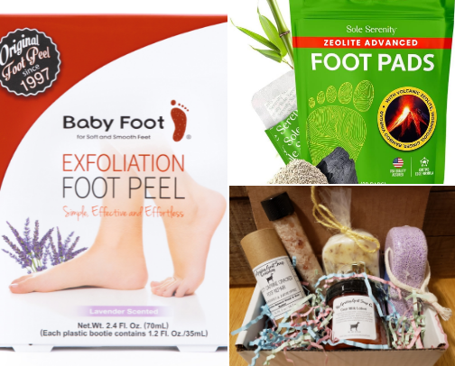 Foot care cover photo collage