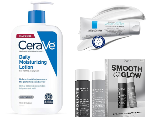 my daily morning + night skincare routine 🧴☁️ cover photo collage
